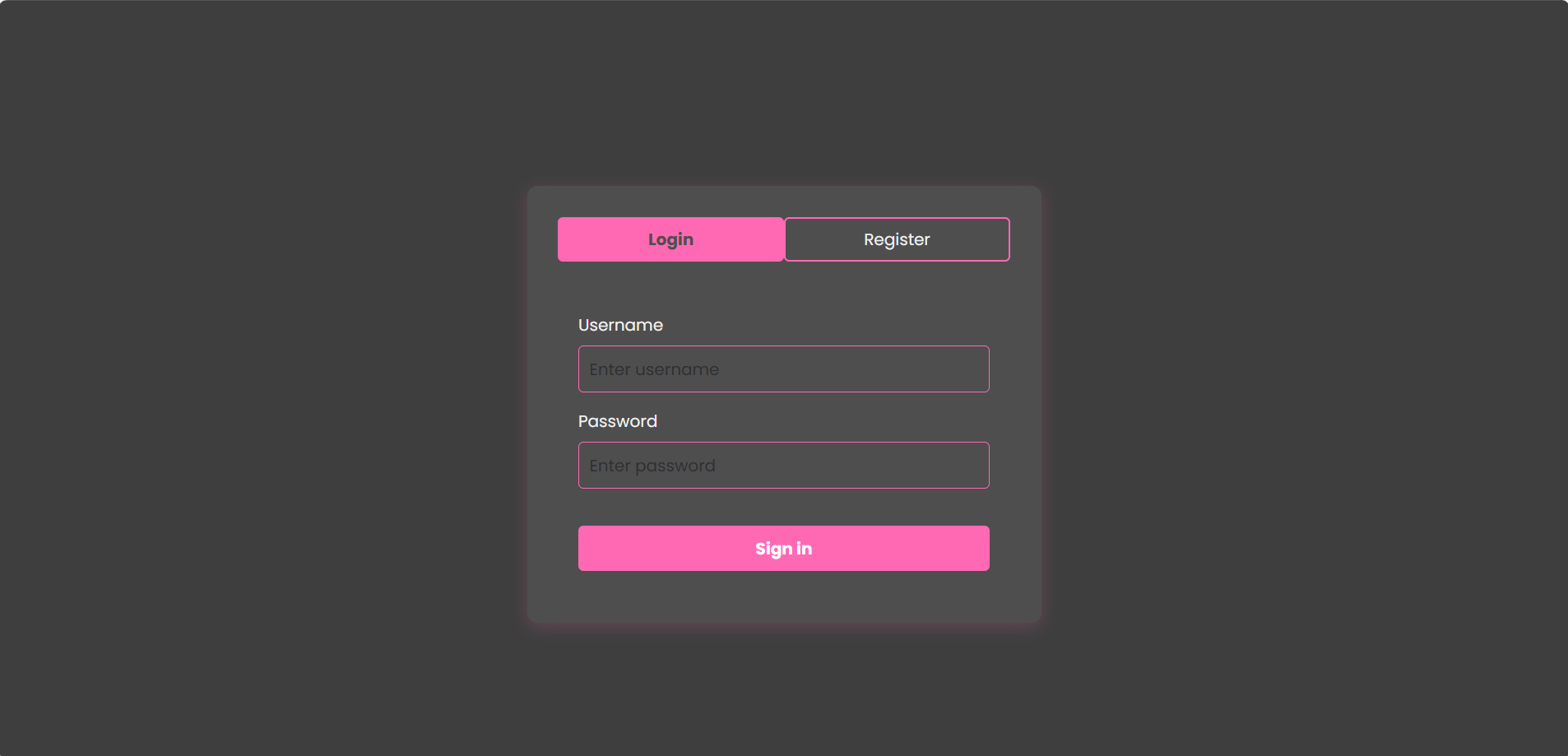 Login / signup thumbnail